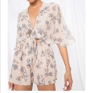 Superdown floral romper